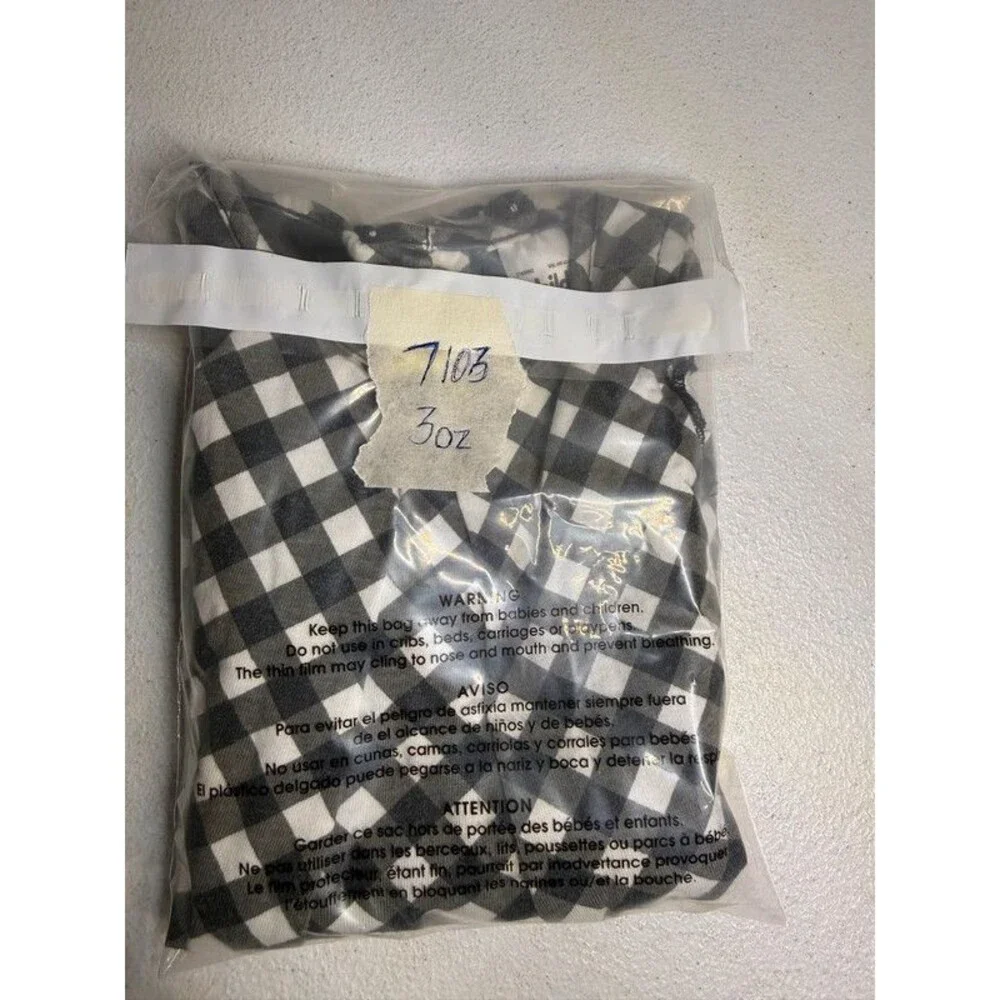 Child Of Mine Carter’s Black White Cotton Bumble Bee Dress Girls 6-9M 7103